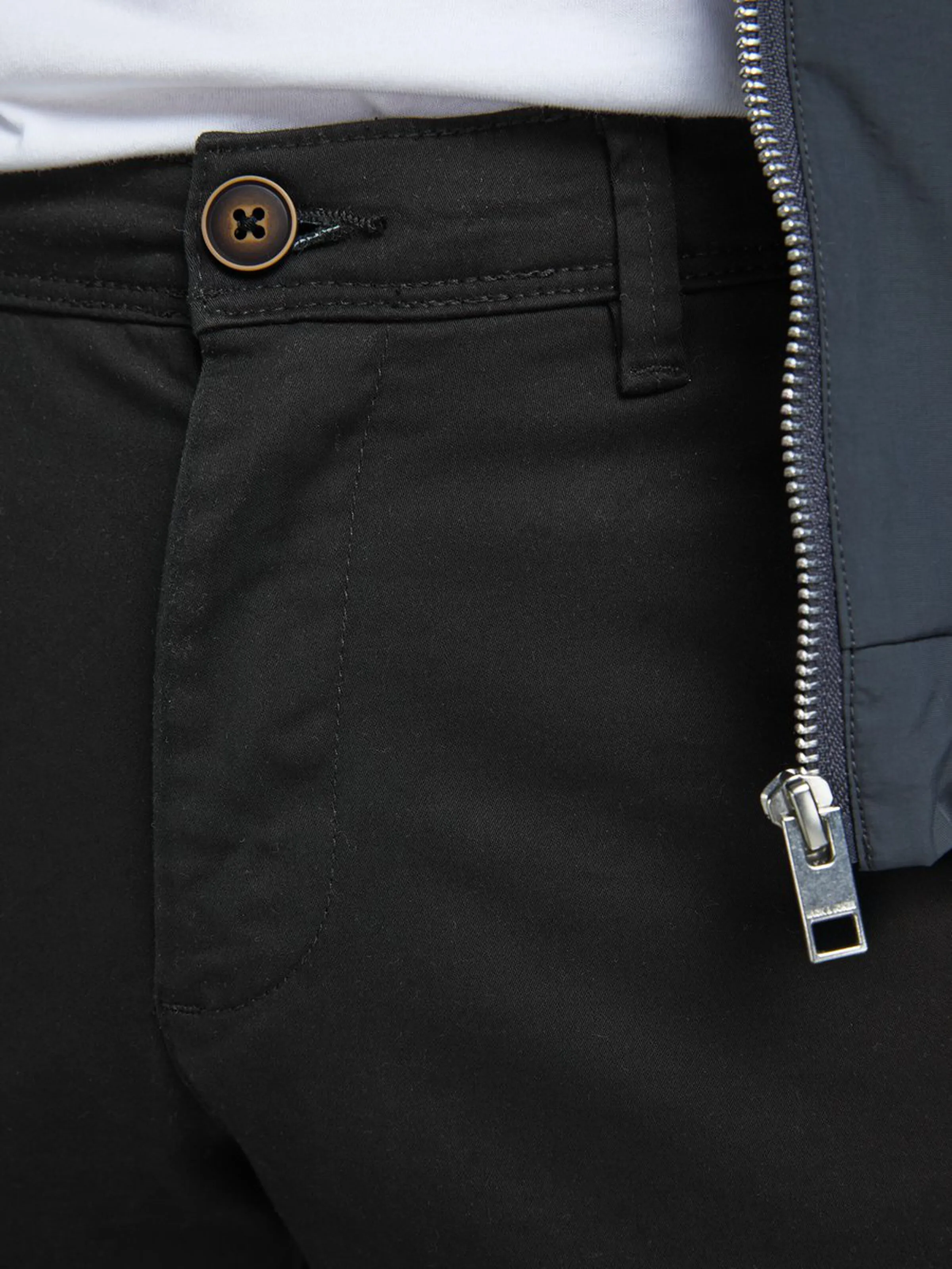 Jack & Jones Marco Bowie Slim Chinos Black