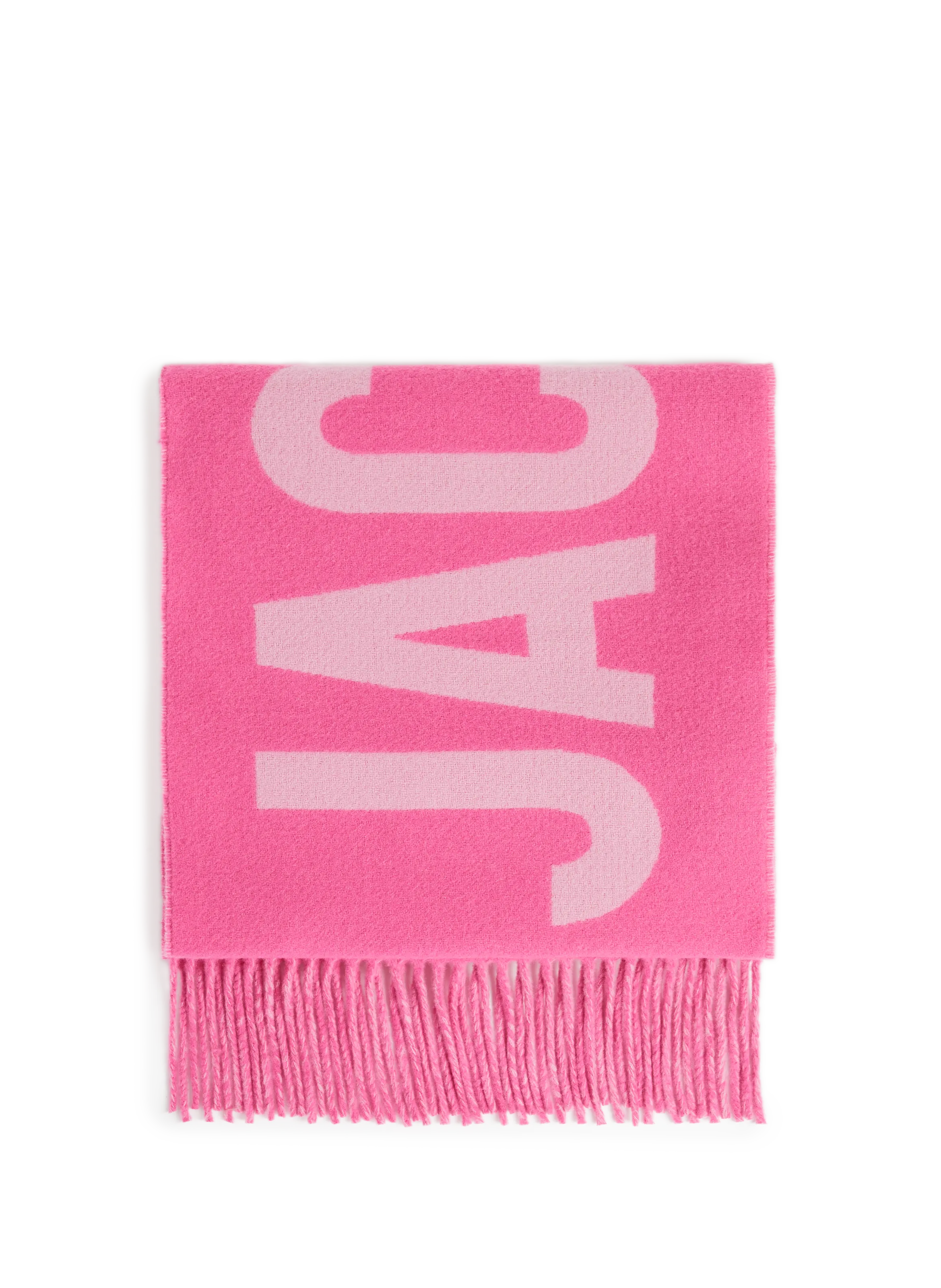 JACQUEMUS  Logo scarf - Pink