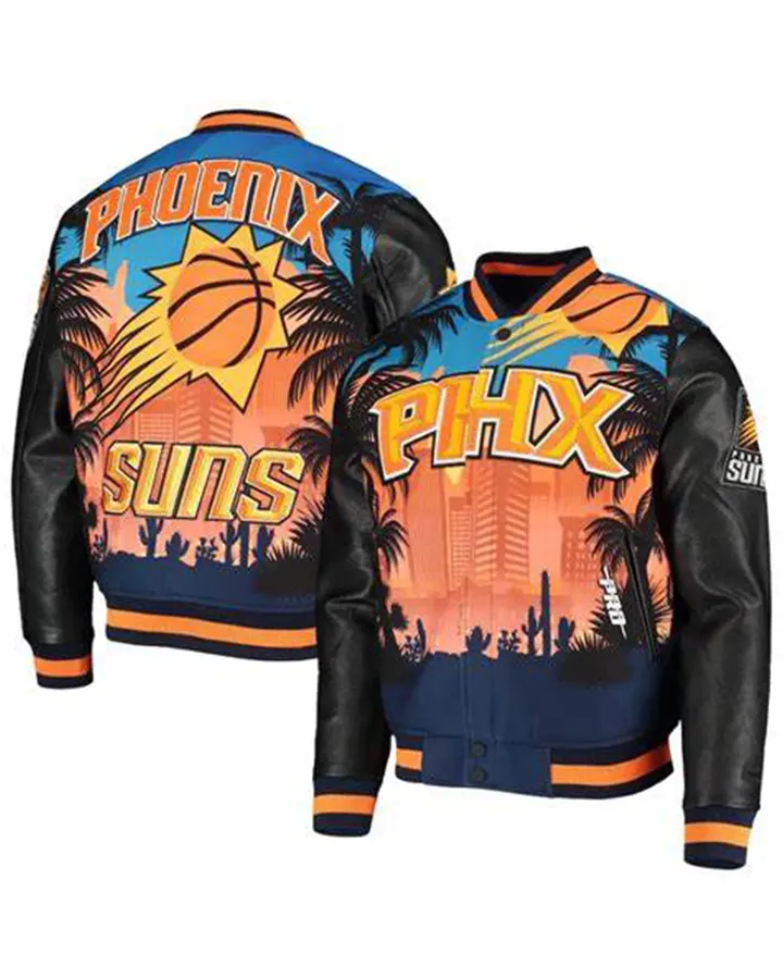 Janessa Phoenix Suns Printed Bomber Jacket - William Jacket