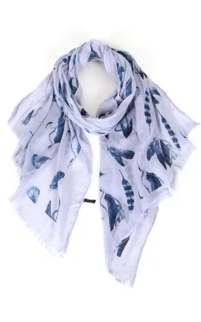 JC021271 Feather Print Scarf