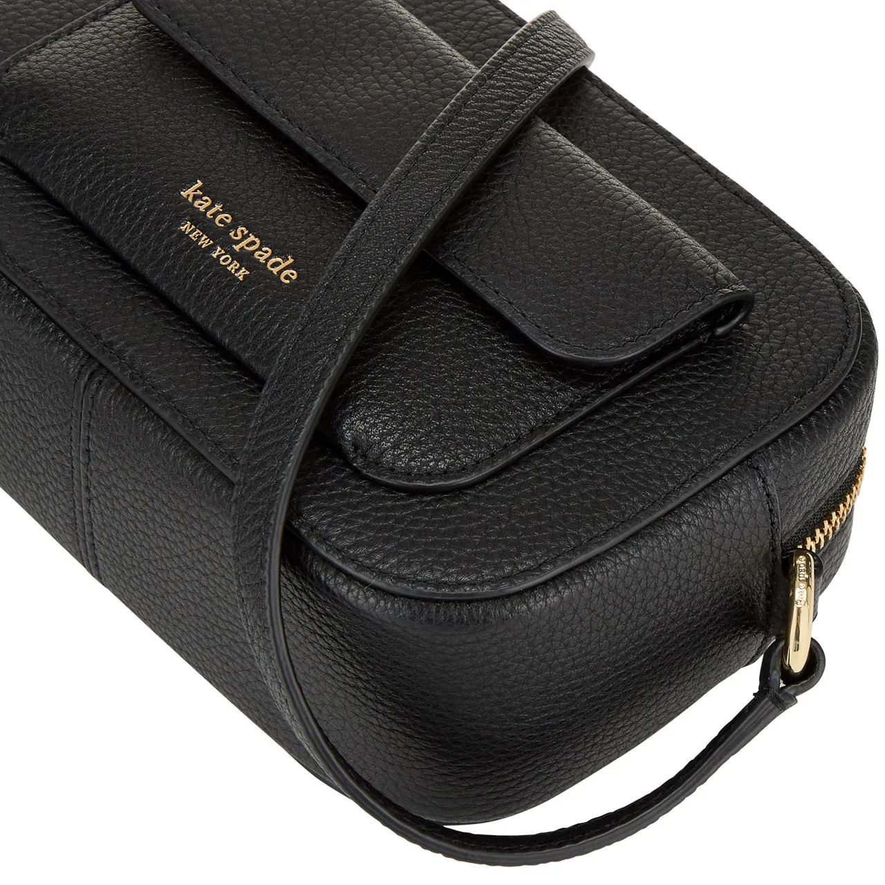 KATE SPADE NEW YORK Ava Zip-Top Crossbody Bag - Black