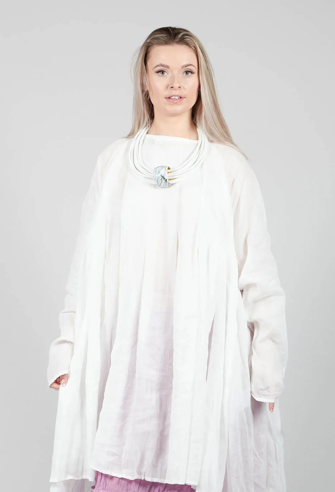 Kunsteh Tunic in Schnee White