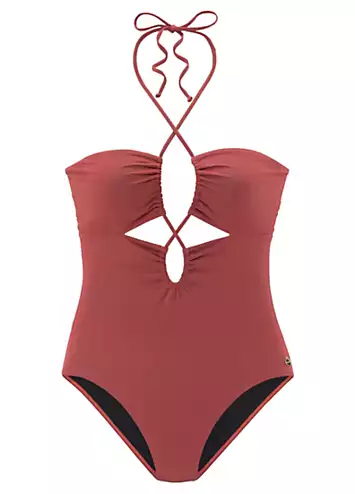 LASCANA Cut-Out Halterneck Swimsuit | Grattan