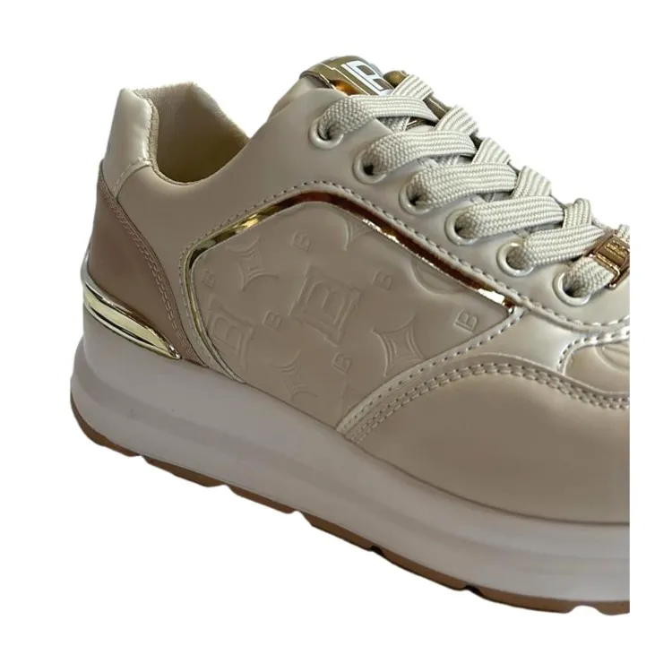 Laura Biagiotti 8404 Scarpe Donna Sneakers Beige