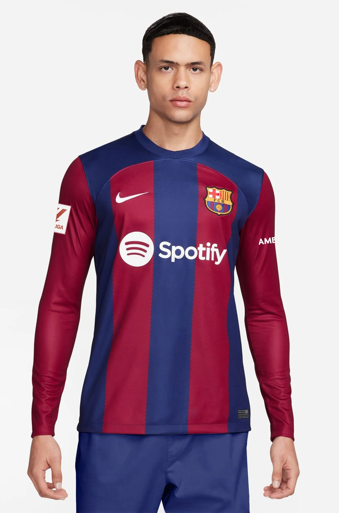 LFP FC Barcelona home shirt 23/24 - Long-sleeve - CHRISTENSEN