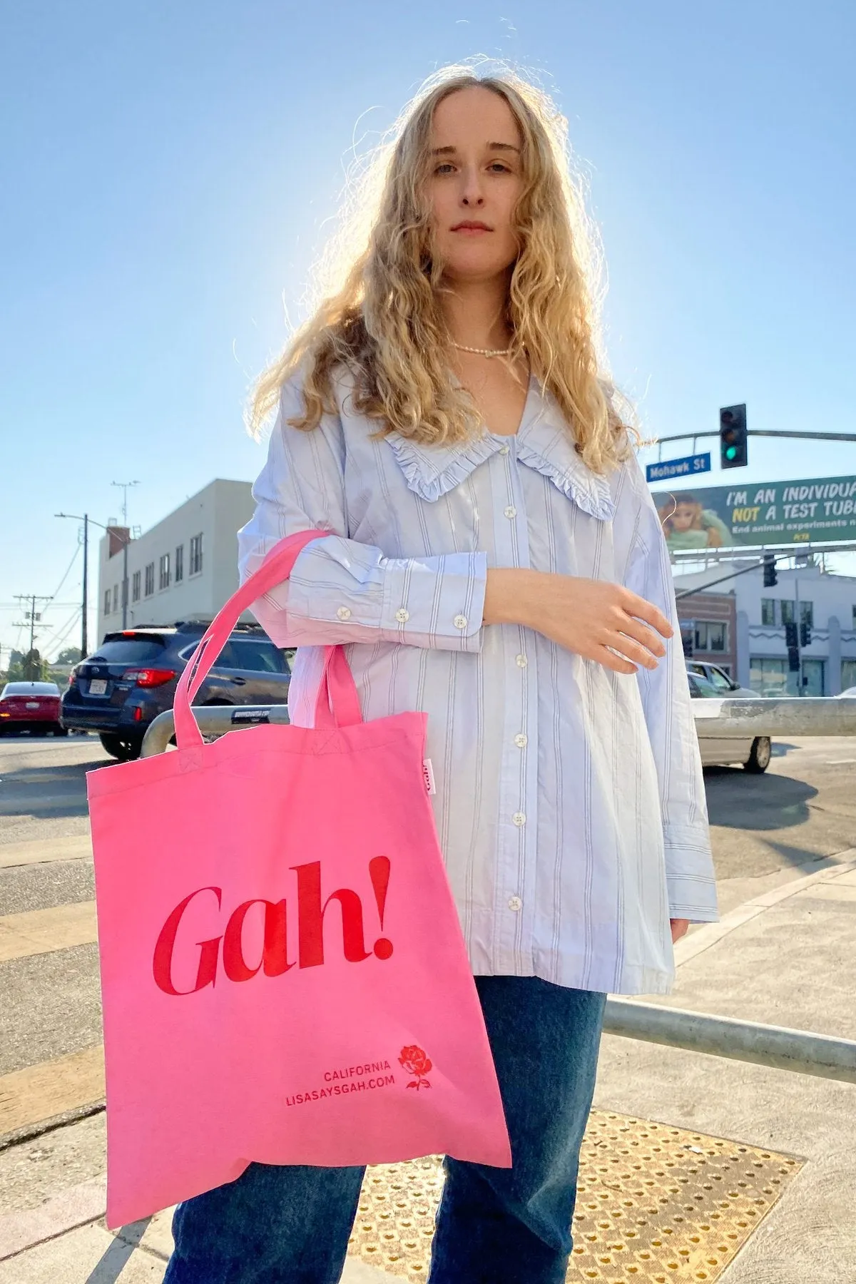 LISA SAYS GAH Classic Gah! Tote in Pink