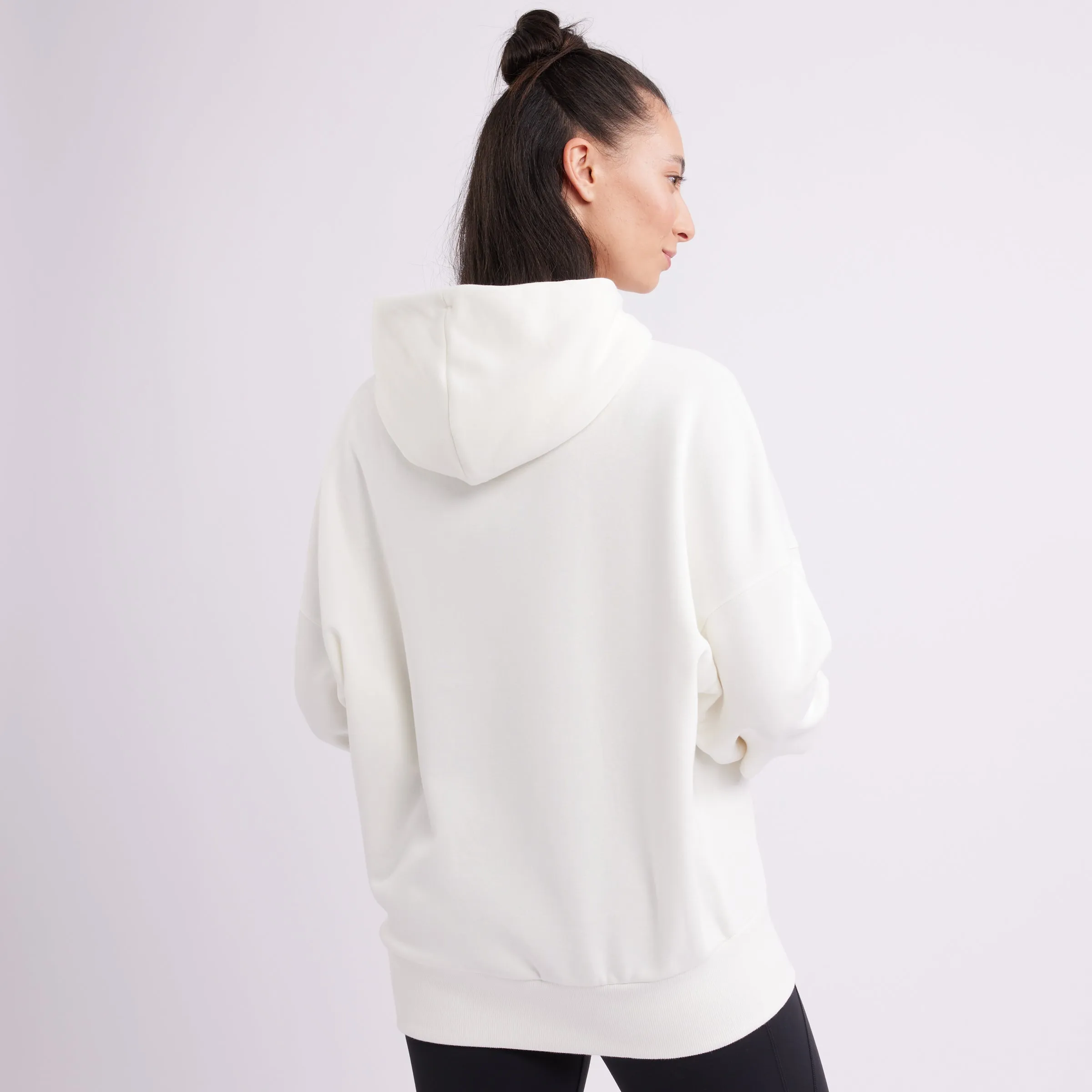 Lux Oversized Hoodie Chalk