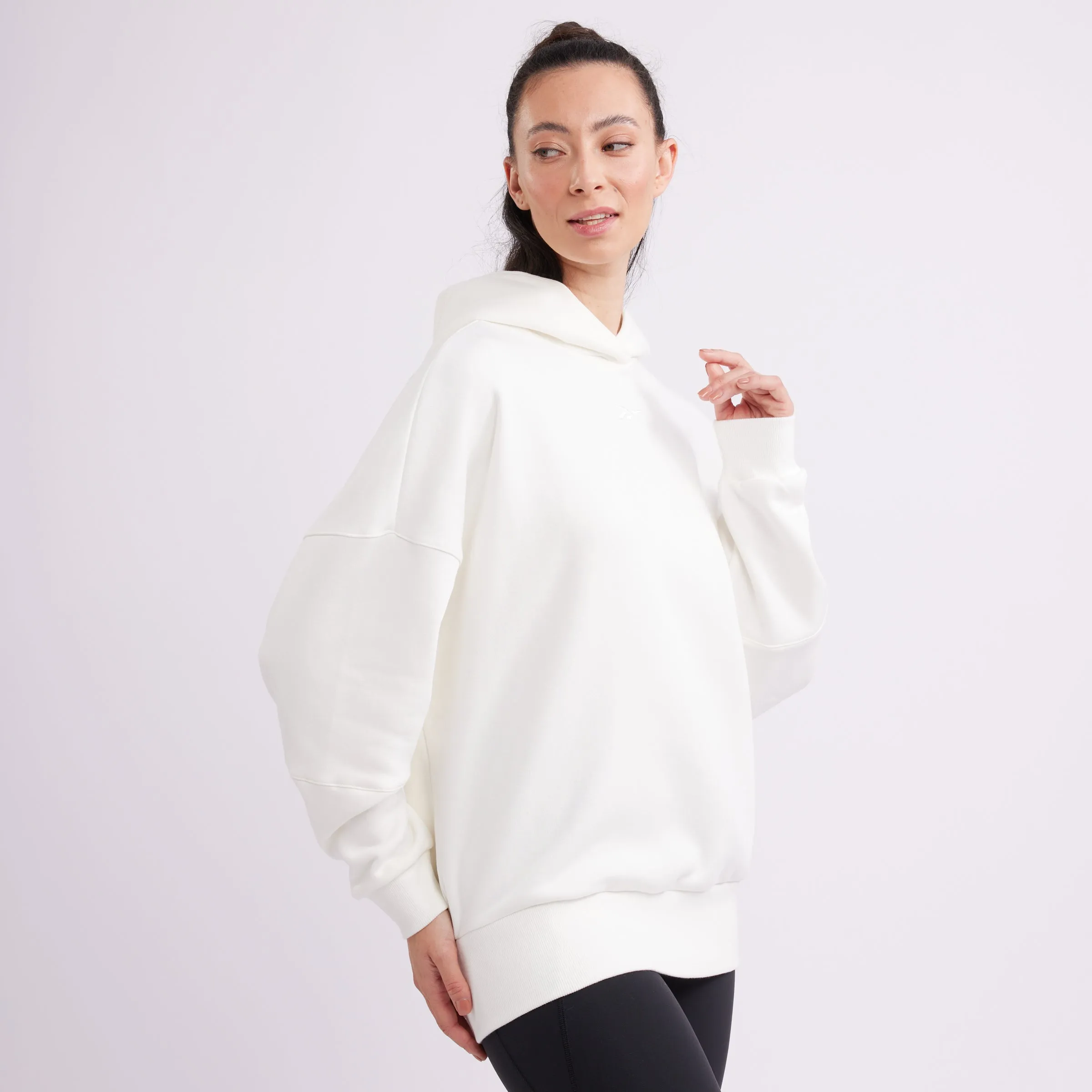 Lux Oversized Hoodie Chalk