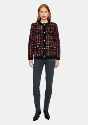 LYDIA JACKET CHERRY PLAID