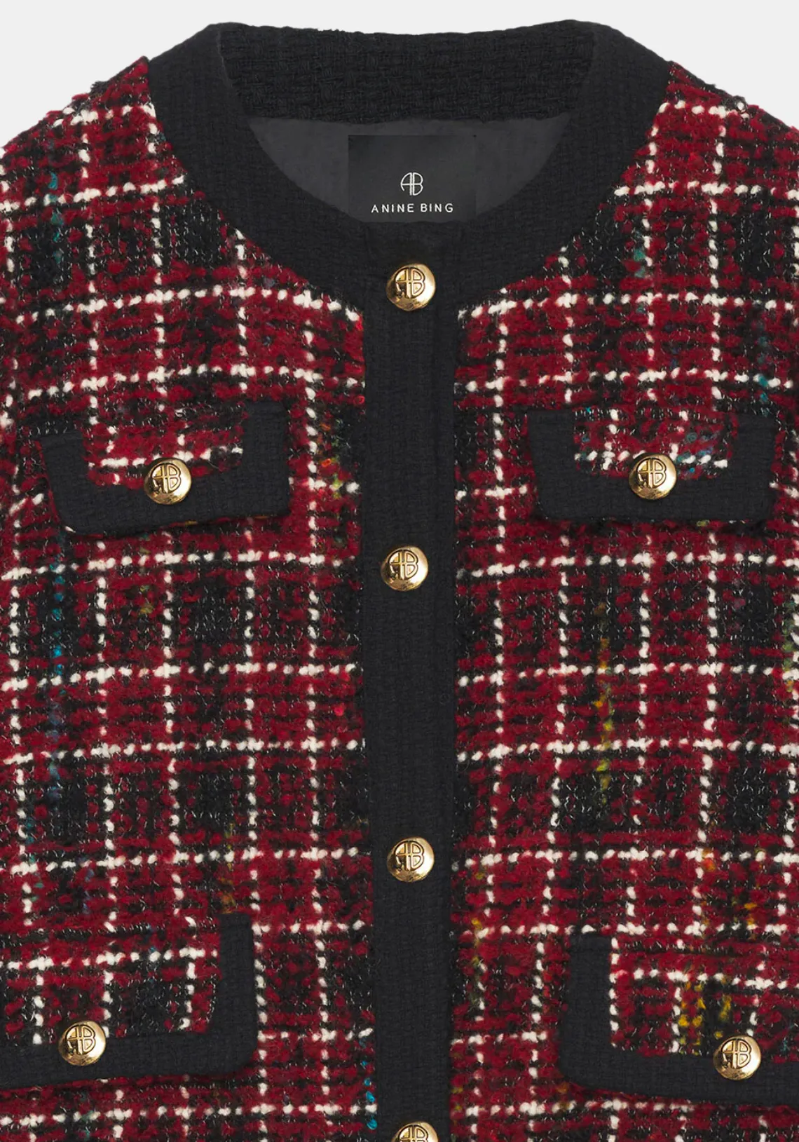 LYDIA JACKET CHERRY PLAID