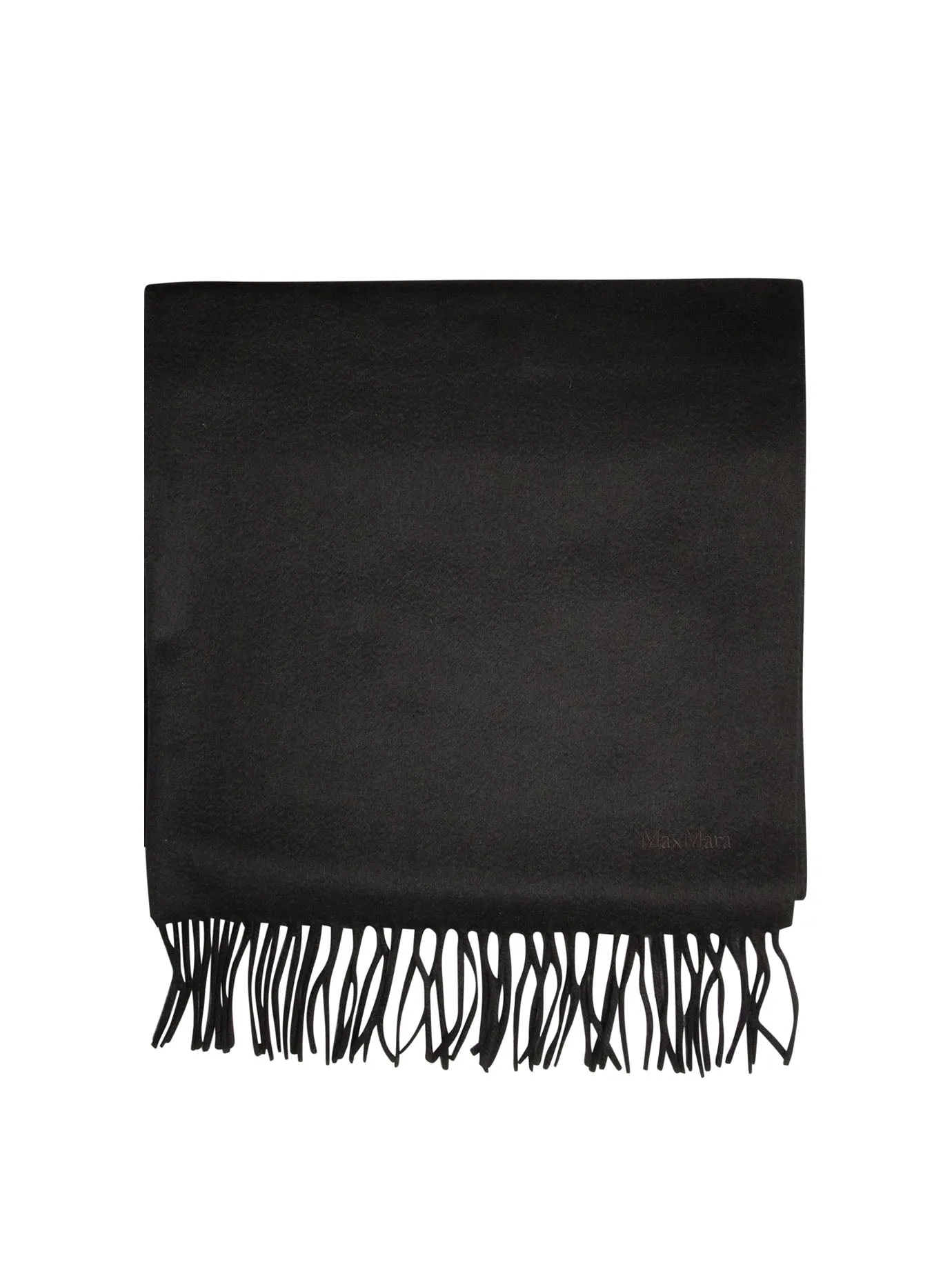 MAX MARA Elegant Cashmere Stole with Embroidery - 196x70 cm