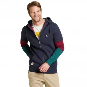 Mens Colour Block Full Zip Hoodie