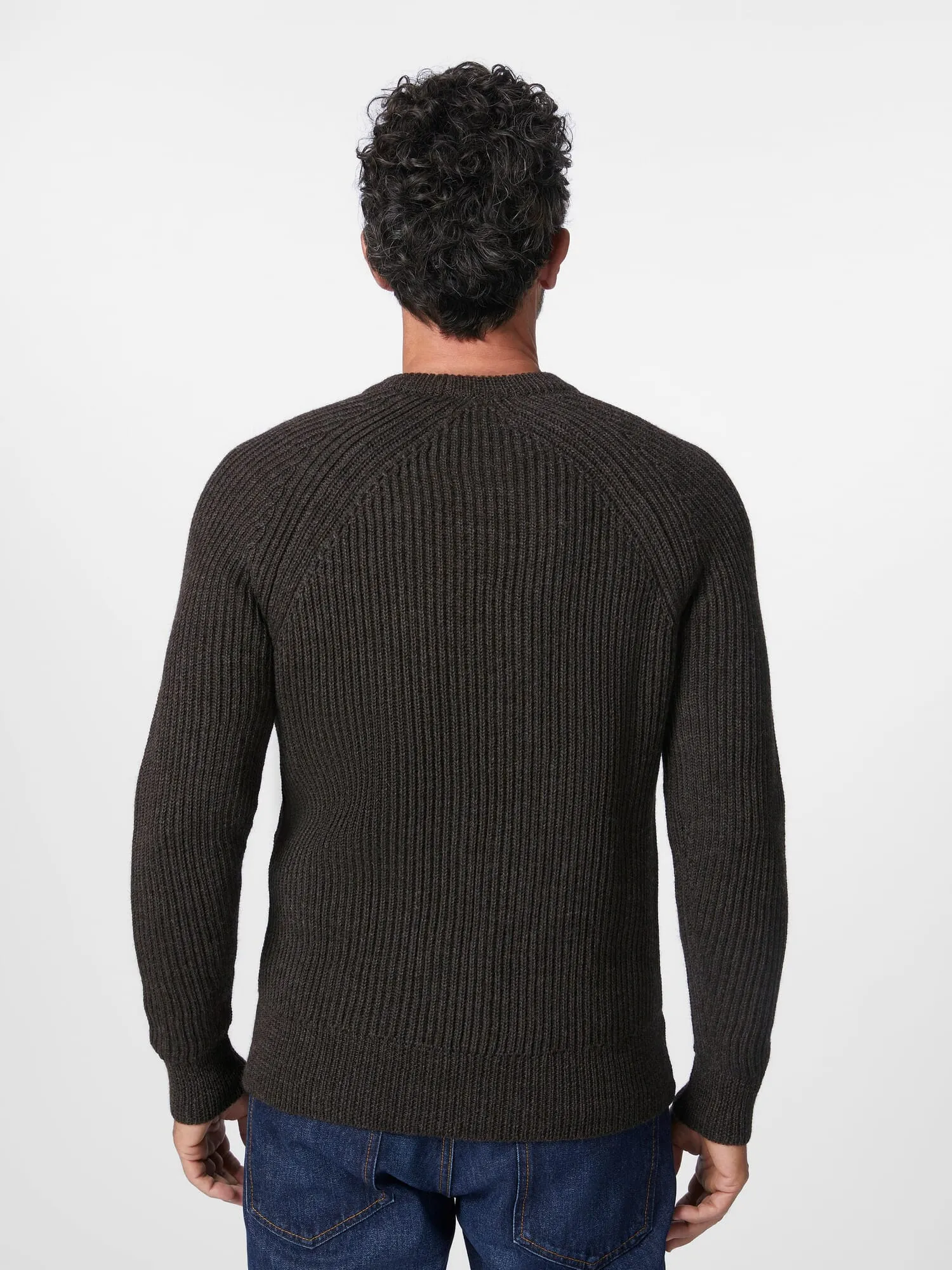 Mens Knit Sweater, Brown | Manufactum