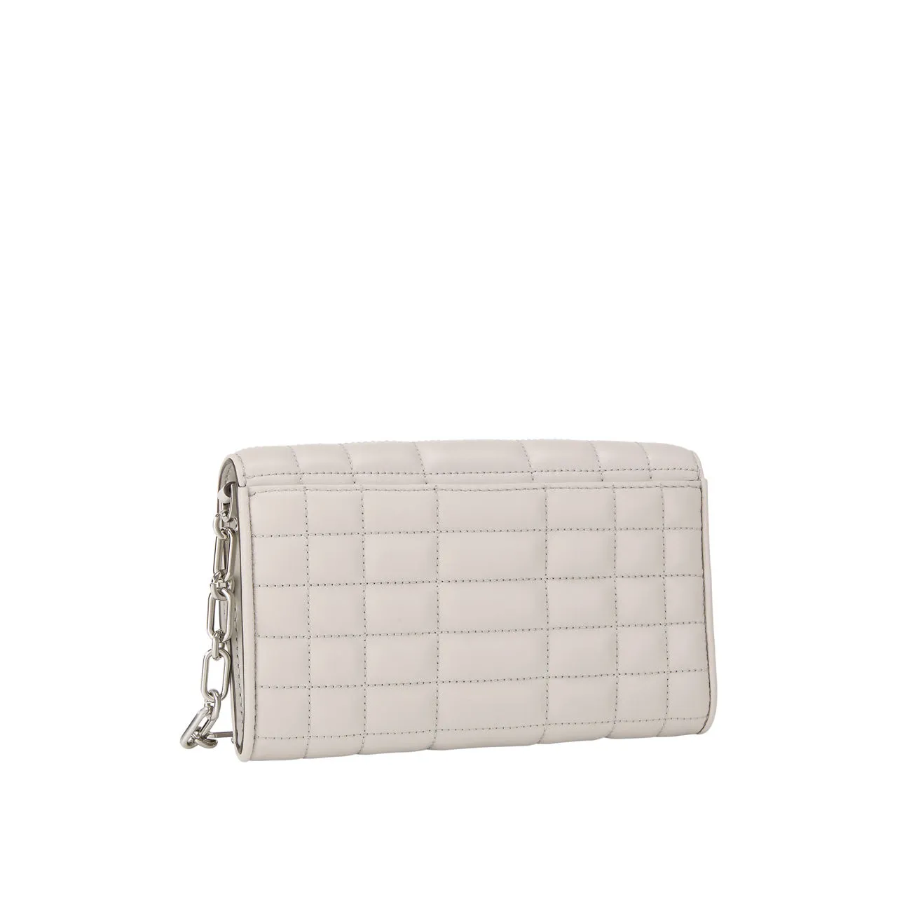 MICHAEL KORS Tribecca Quilted Crossbody Bag - Aluminum