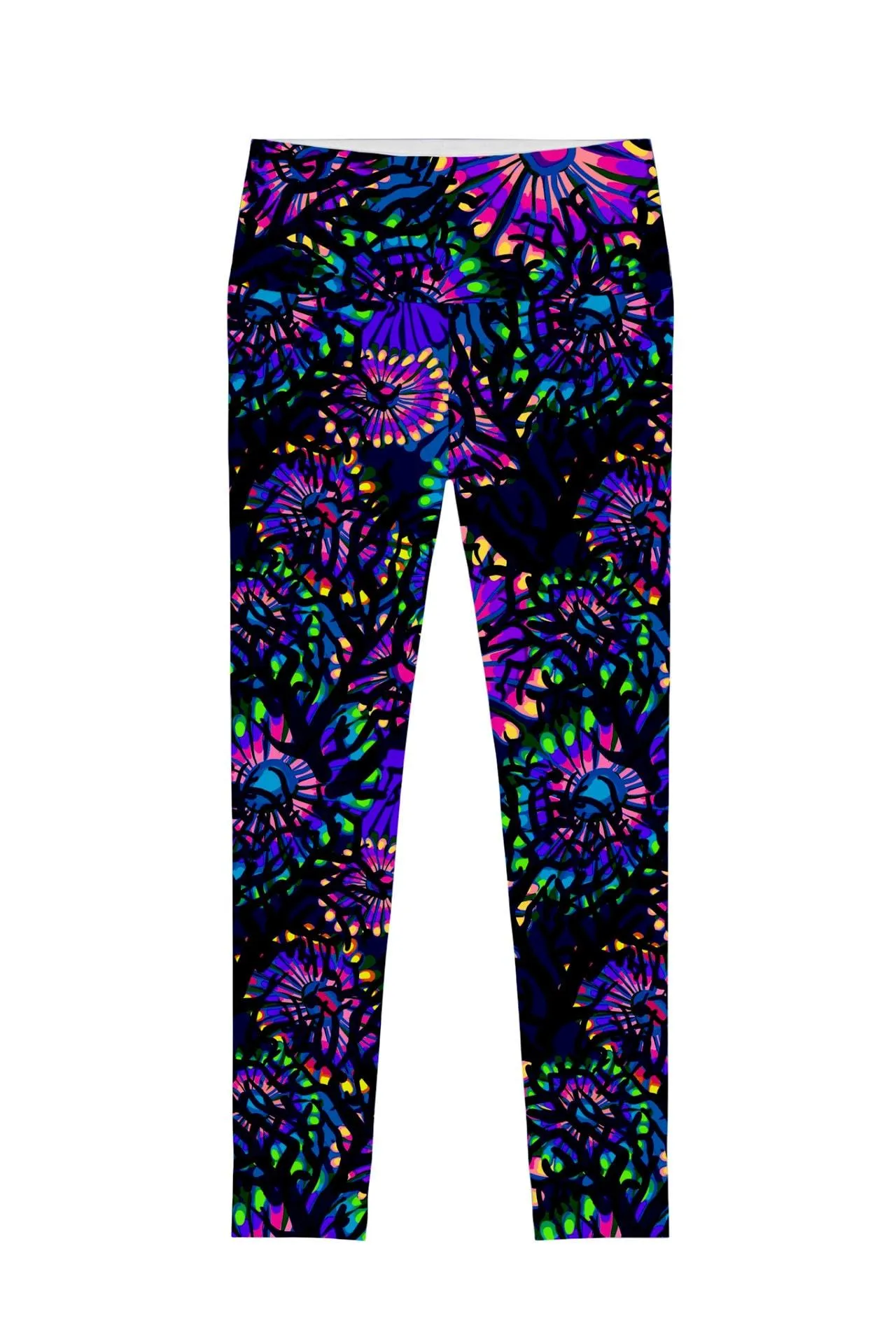 Midnight Glow Lucy Purple Performance Leggings - Women