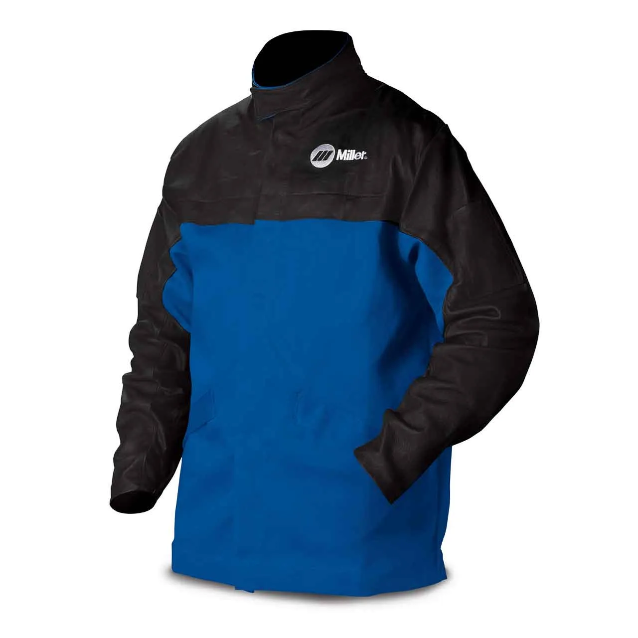 Miller 231082 Combo Leather and Indura Welding Jacket, Large