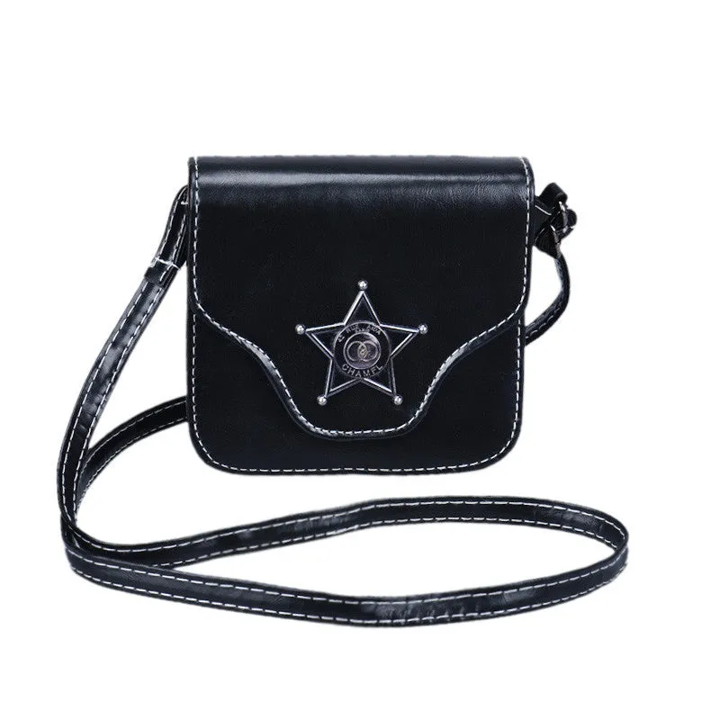 Mini Women Bag Artificial Leather Vintage Hasp Shoulder Messenger Bag Hbag