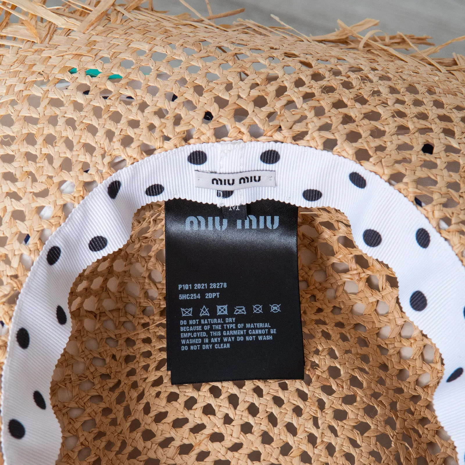 Miu Miu Straw Hat