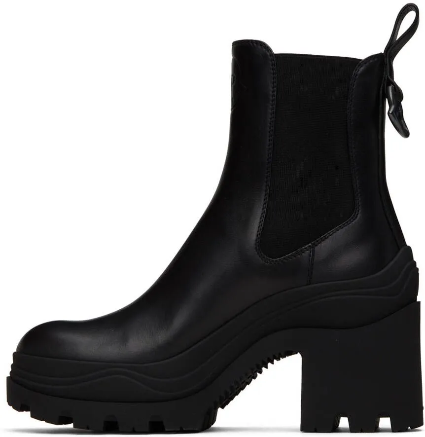 Moncler Black Envile Ankle Boots