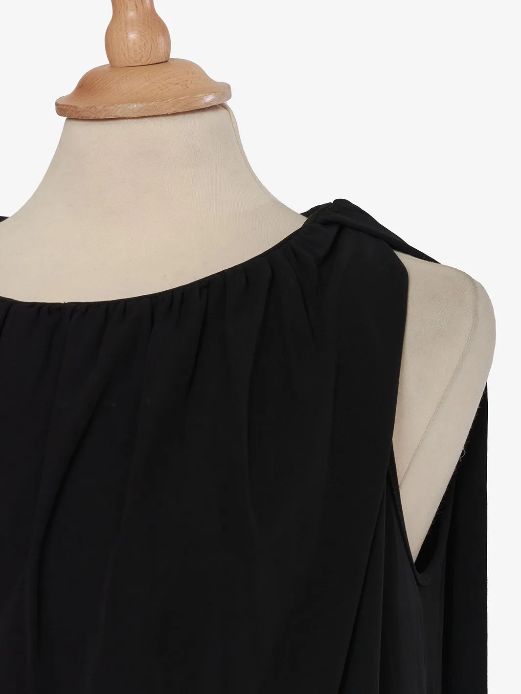 MSGM Black Tunic Dress