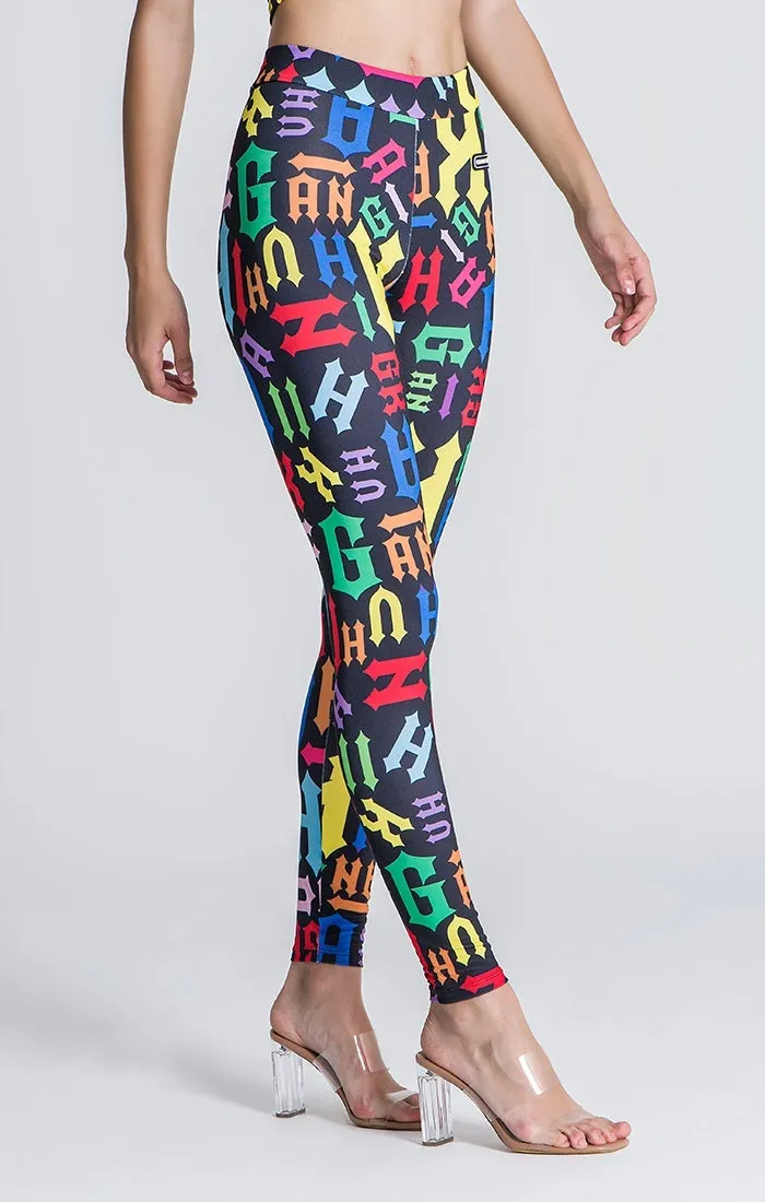 Multicolor Disorder Leggings