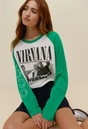 Nirvana Nevermind Crop Long Sleeve