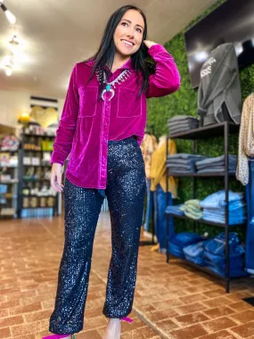 Oh so Fancy Sequin Joggers