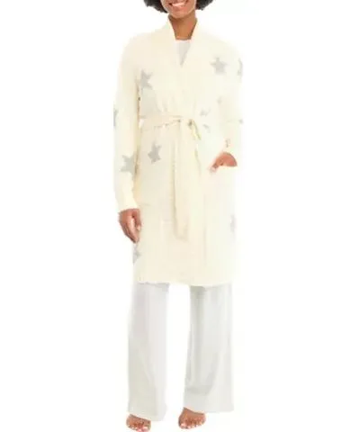 OLIVE + OAK Women's Printed Long Sleeve Teddy Robe