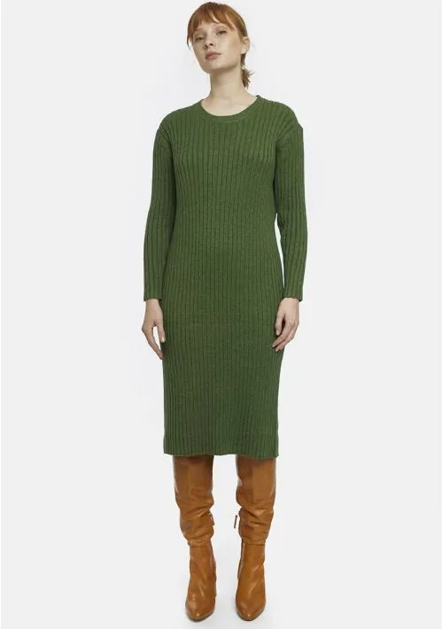 Olive Sweater Dress