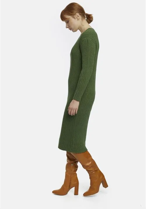 Olive Sweater Dress