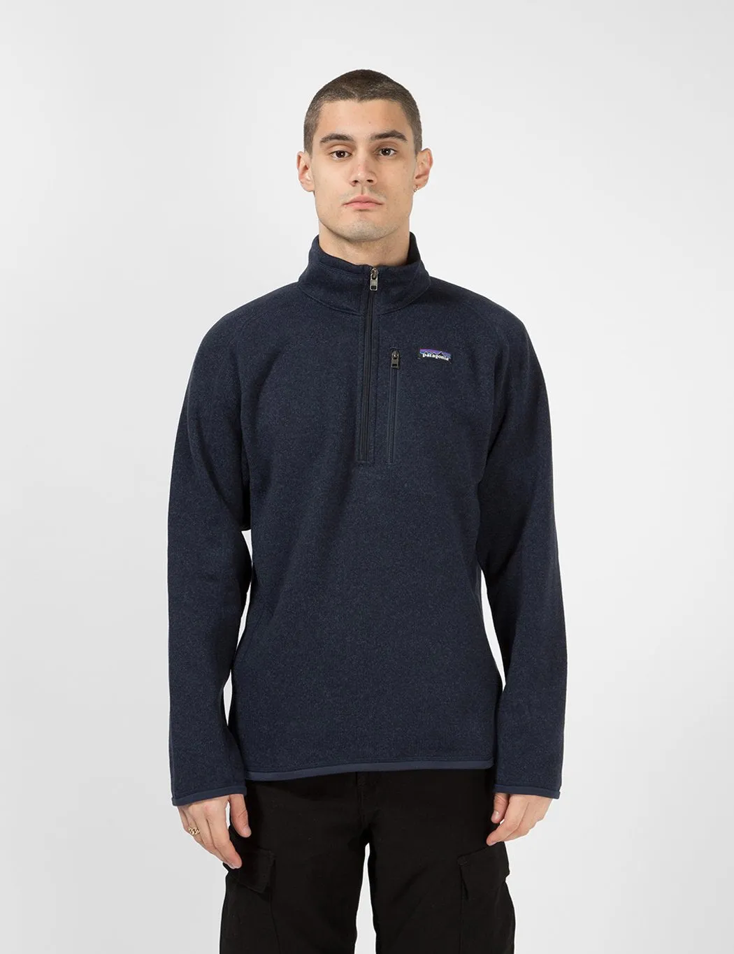 Patagonia Better Sweater 1/4 Zip Sweatshirt - New Navy Blue