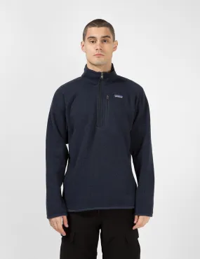 Patagonia Better Sweater 1/4 Zip Sweatshirt - New Navy Blue