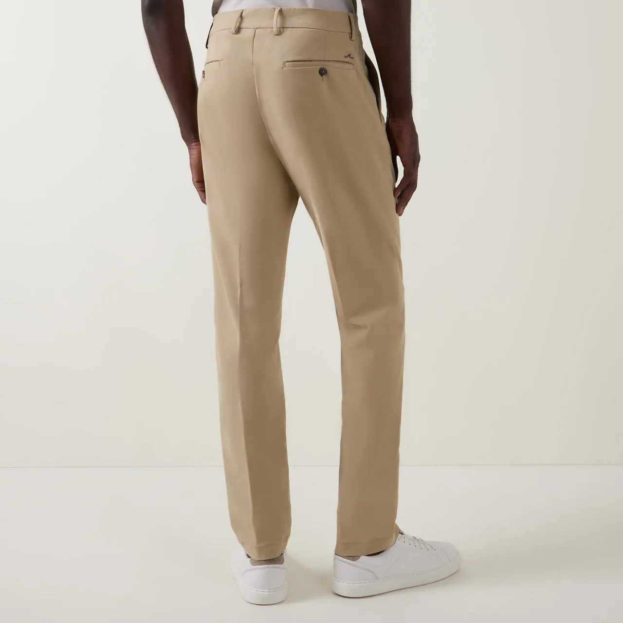 PAUL AND SHARK Mid-Rise Straight Leg Chinos - Beige