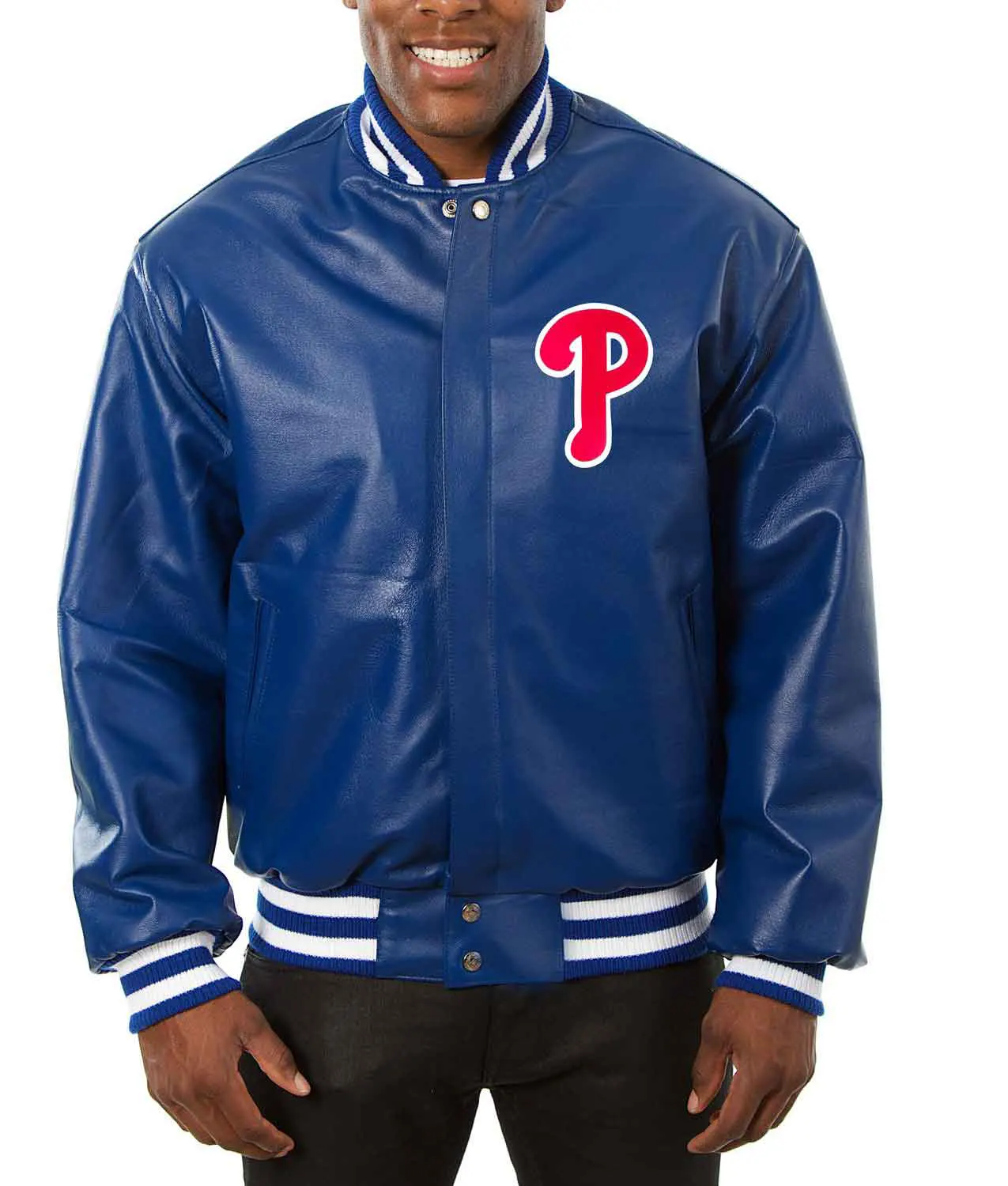 Phillies Leather Jacket - William Jacket