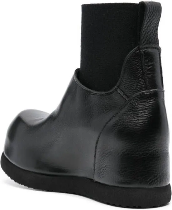 Premiata leather ankle boots Black