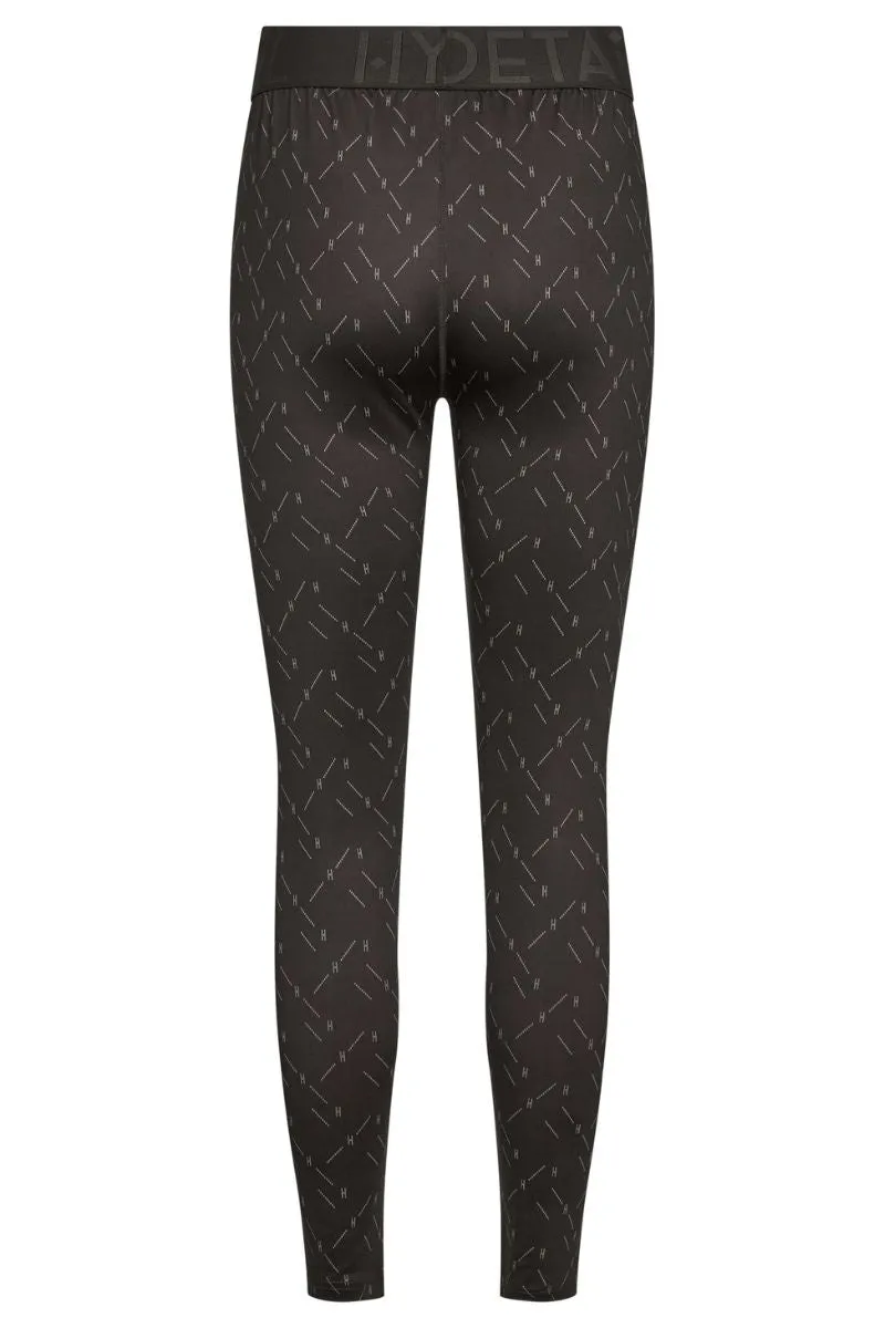 Printed Legging | Dark Brown | Leggings fra Hype the Detail