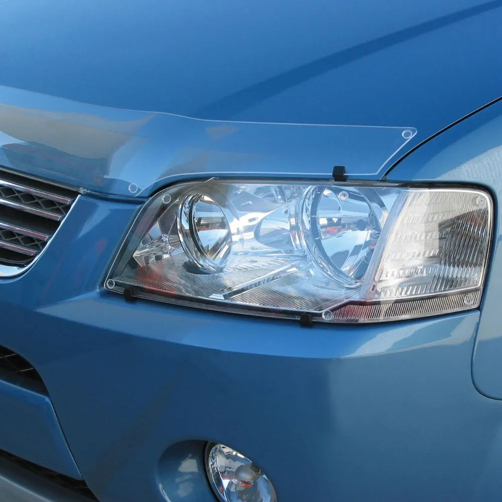 Protective Plastics Headlight Protectors to Suit Mazda BT50 11/2006-10/2011 - Clear - MZ140H