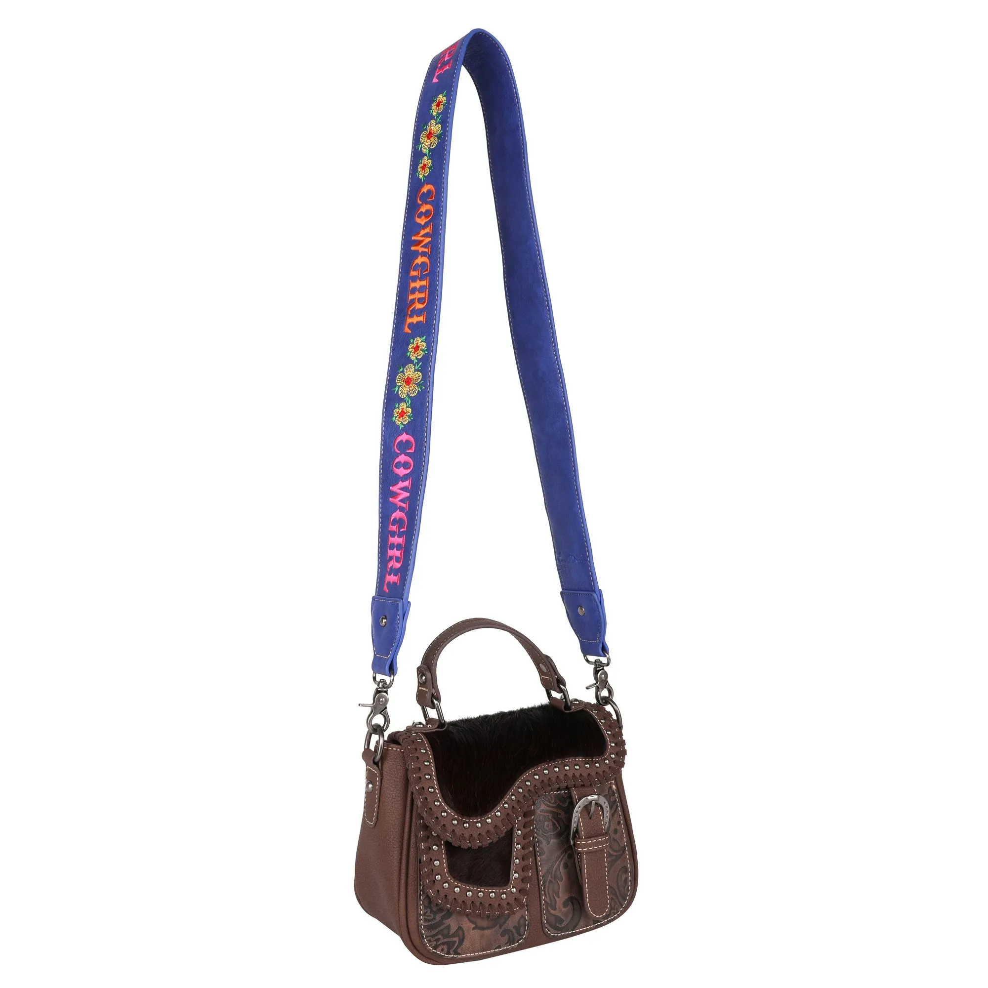 PST-1004  Montana West Western Guitar Style COWGIRL Crossbody Strap