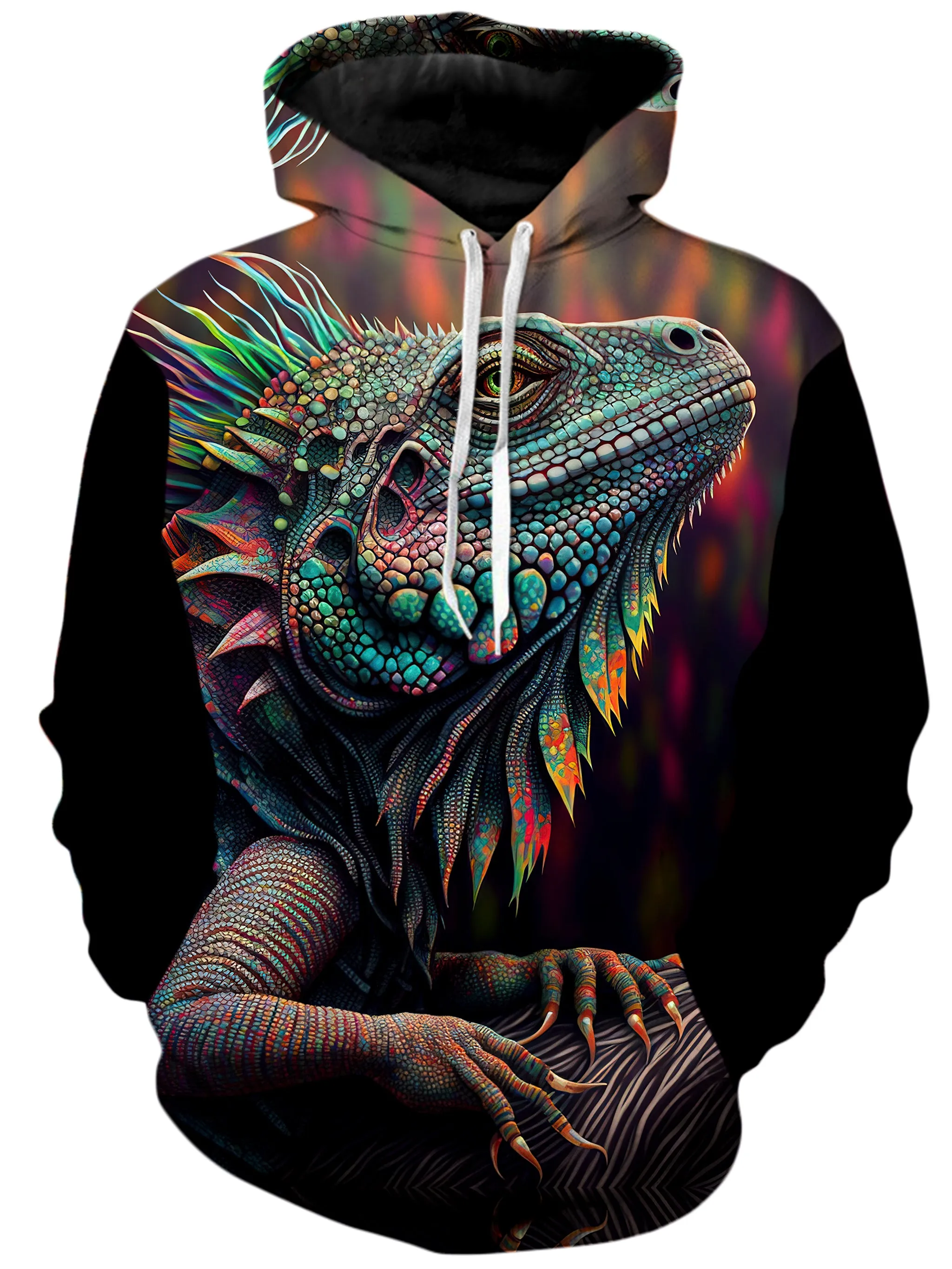 Psychedelic Giant Iguana 2.0 Hoodie and Joggers Combo