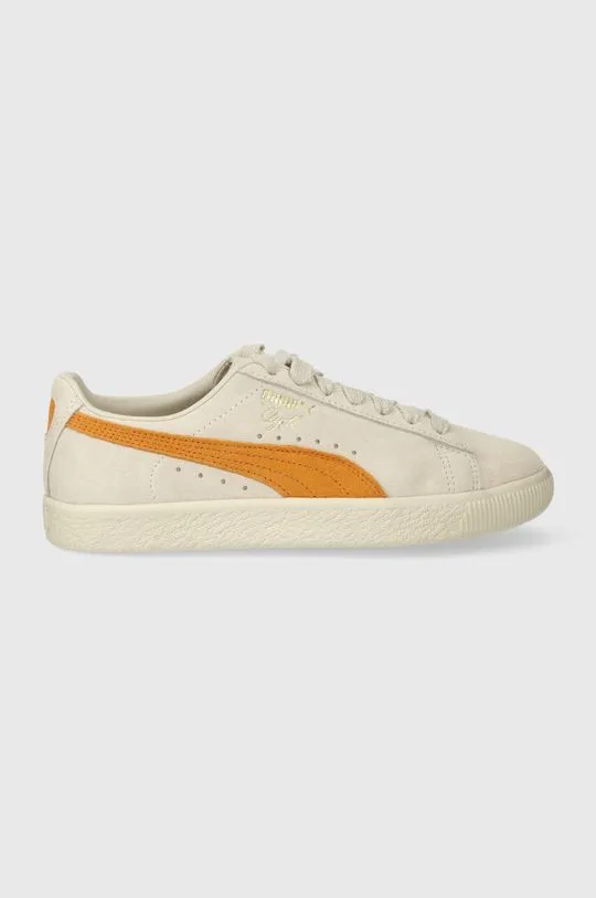 Puma suede sneakers Clyde OG beige color