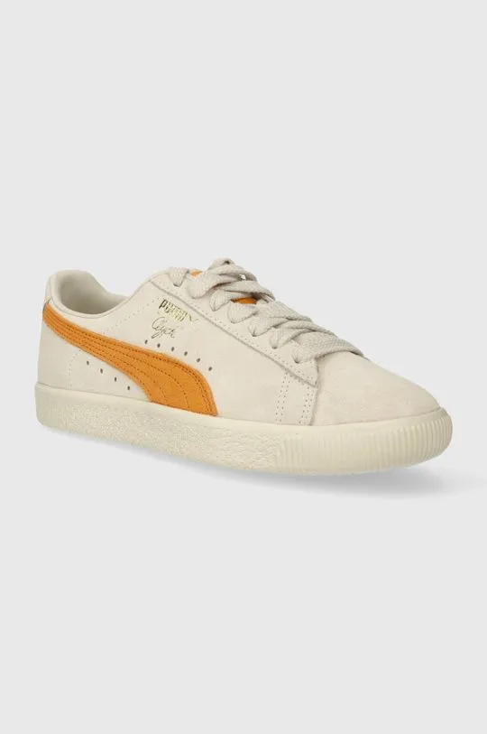 Puma suede sneakers Clyde OG beige color