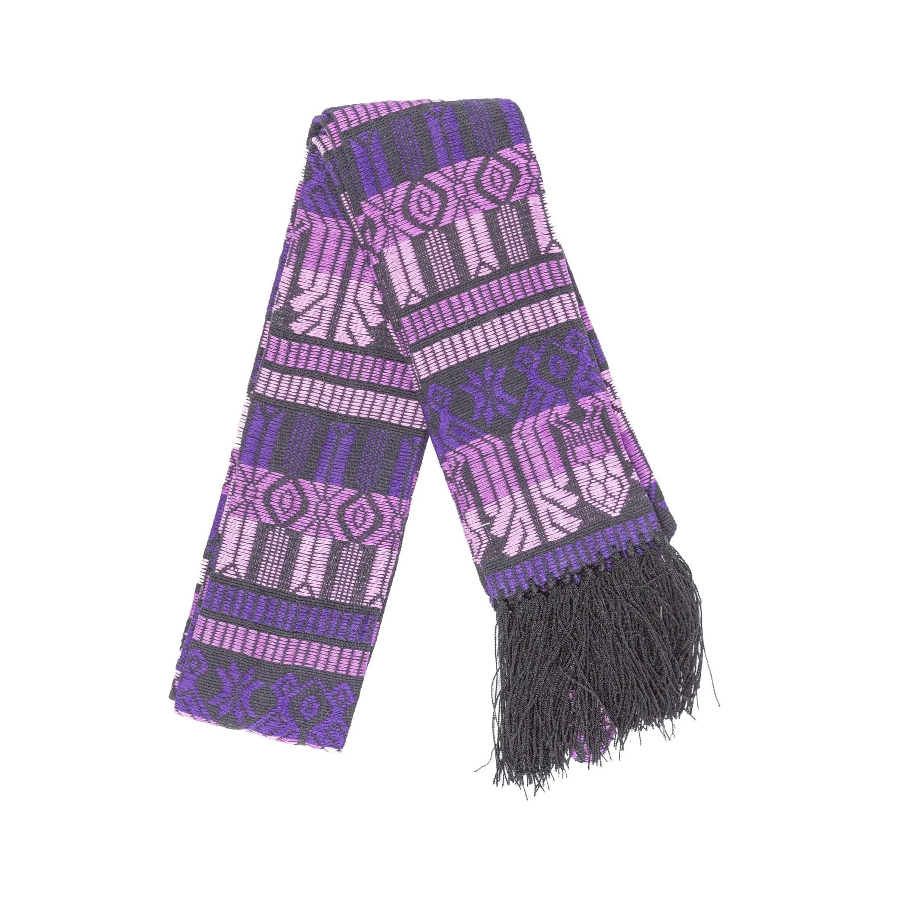 Purple Brocaded Stole