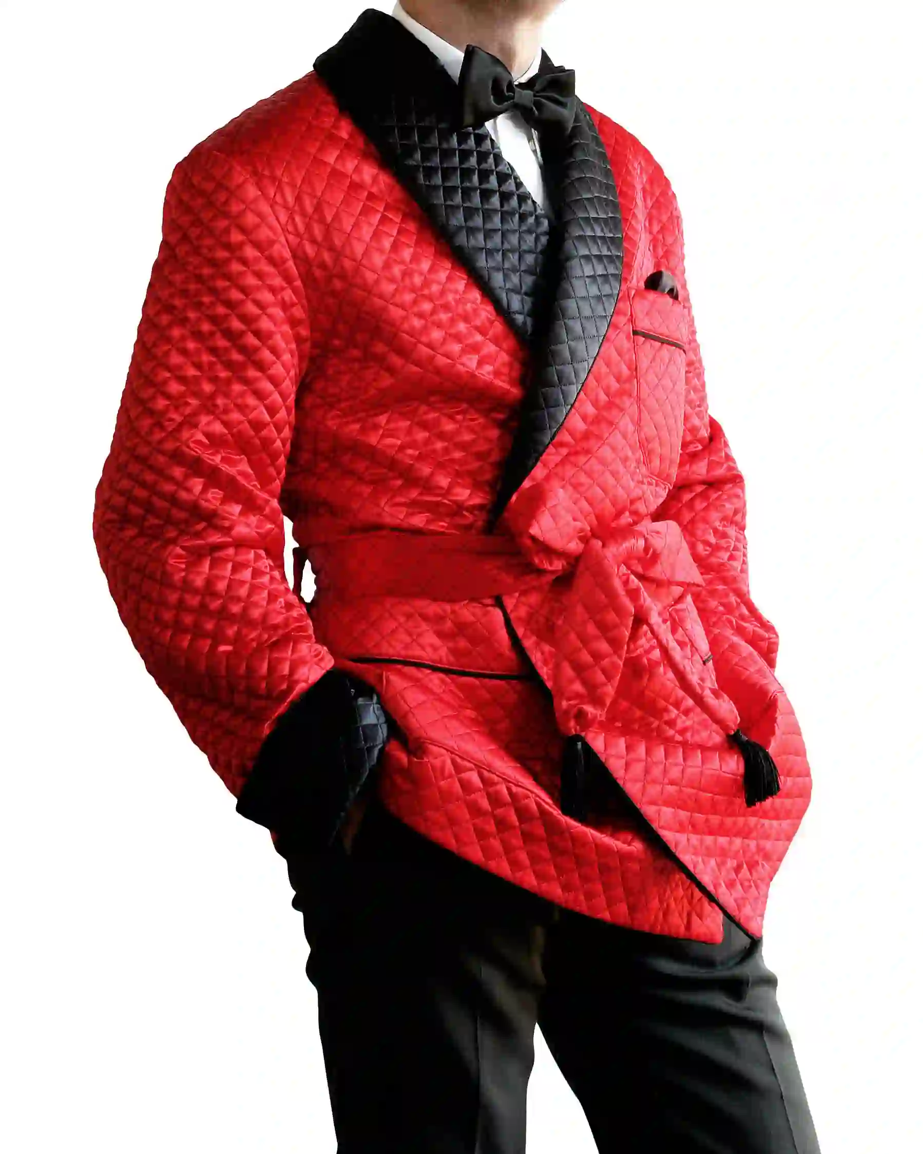 Quilted Smoking Jacket - William Jacket