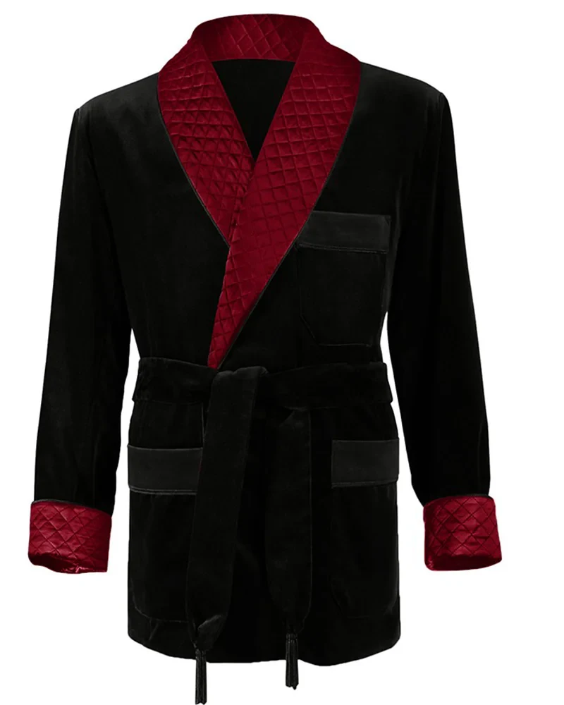 Quilted Smoking Jacket - William Jacket