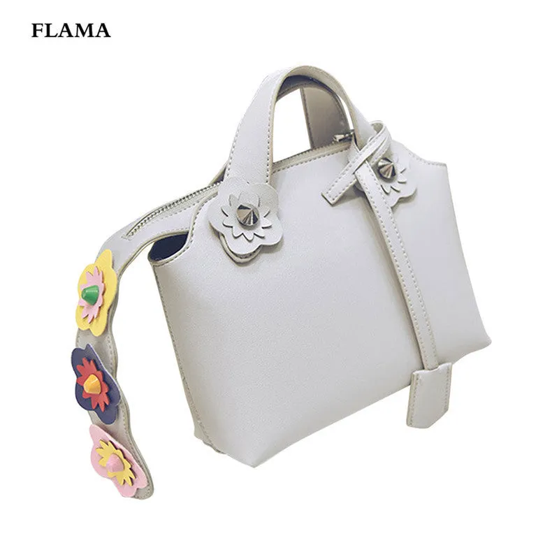 Retro Flower Hbag women messenger bags Large Tote women's hbags Shoulder bag leather crossbody bag