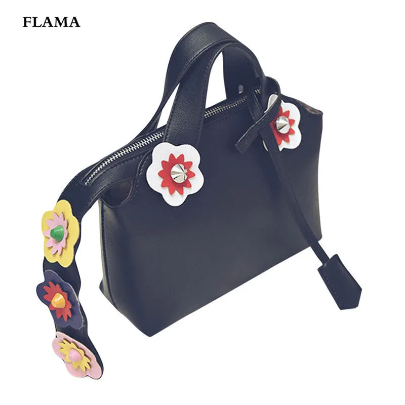 Retro Flower Hbag women messenger bags Large Tote women's hbags Shoulder bag leather crossbody bag