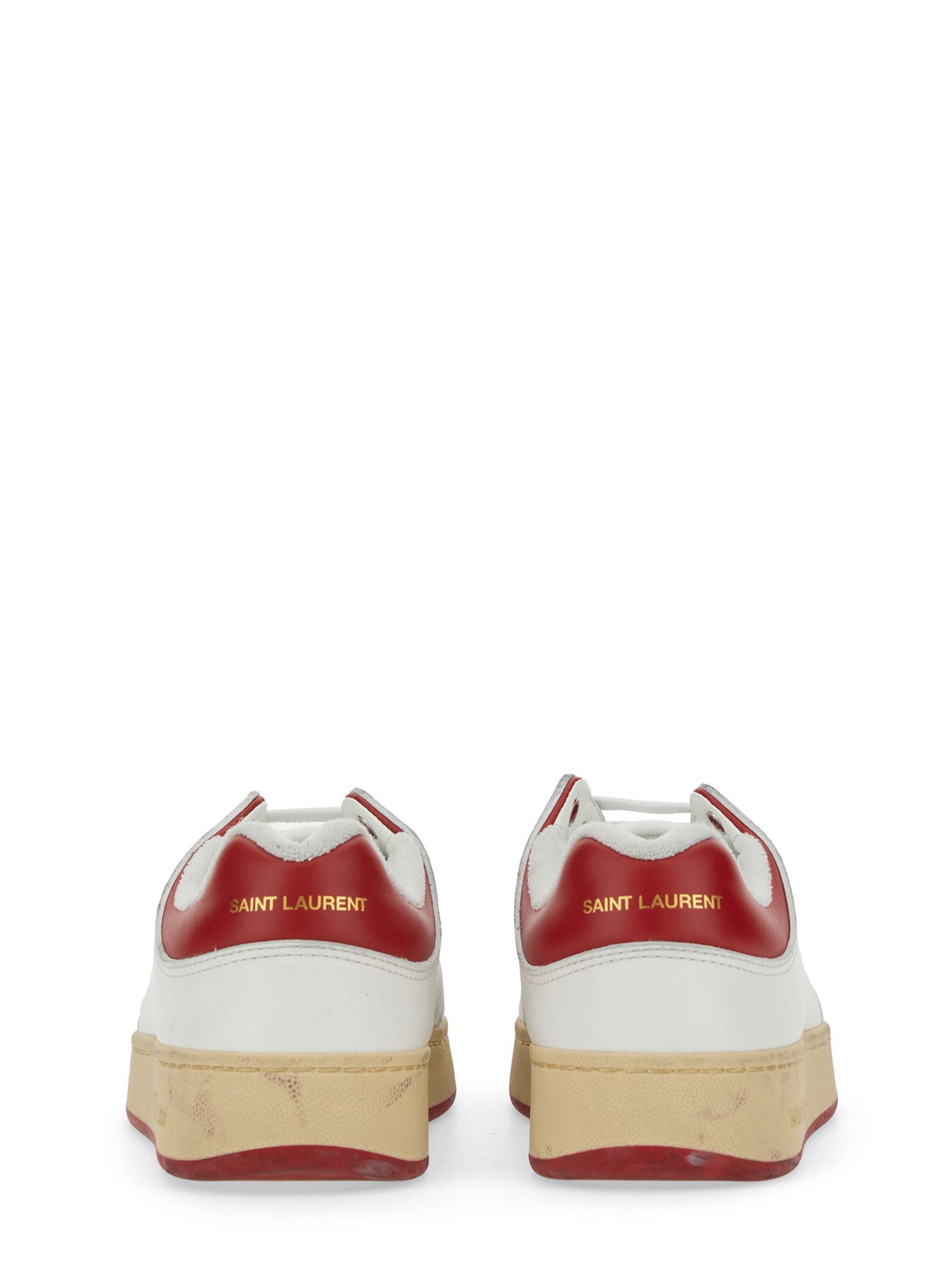 SAINT LAURENT    SL/61 LOW LEATHER SNEAKERS