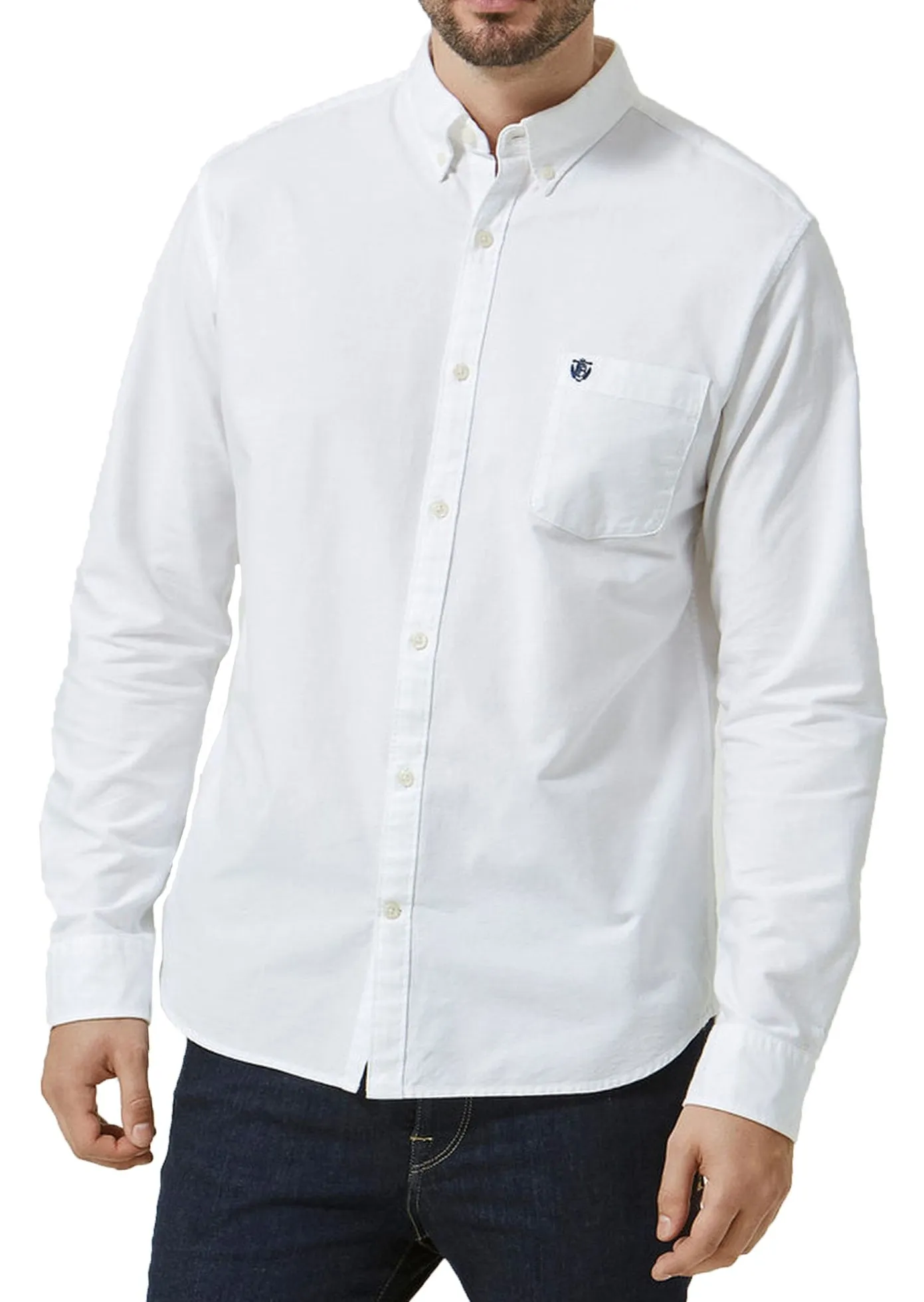 Selected Collect Long Sleeve Shirt White