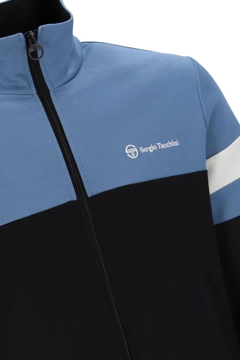 Sergio Tacchini Jonnie Track Jacket Black Coronet Blue