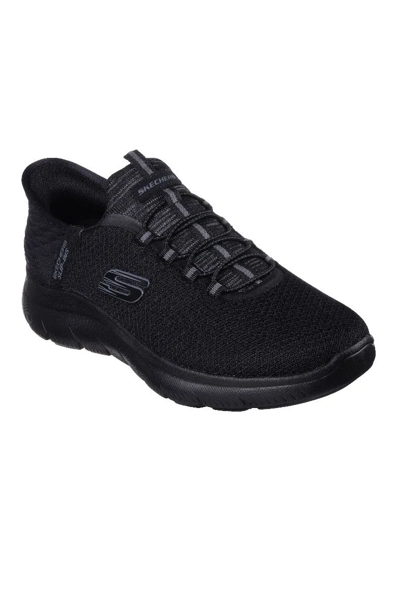 Skechers Summits High Range No Hands Slip-Ins Trainers Black